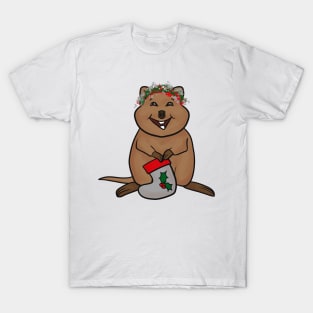 Quokka'n around the Christmas tree T-Shirt